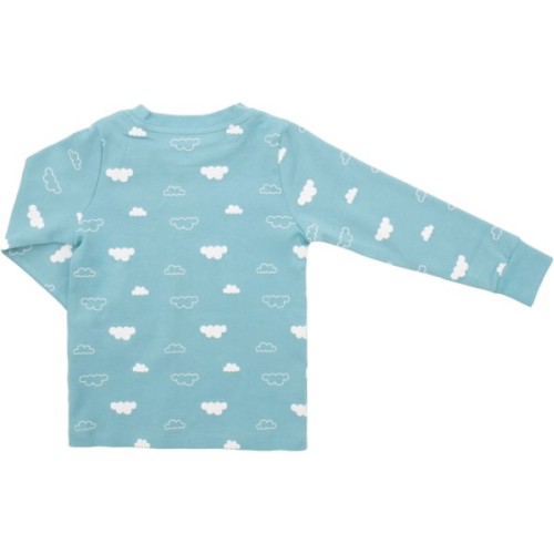 Піжама дитяча Bibaby з хмарами (59702-116G-mint)