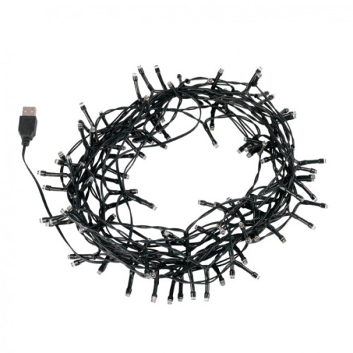 Гірлянда YES! Fun Нитка 120 LED Теплий білий 8.4 м Мерехтіння USB (975064)