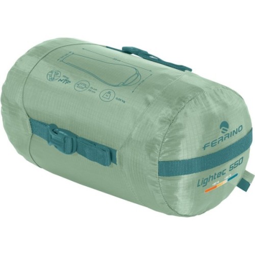 Спальний мішок Ferrino Lightec 550 +20°C Green (86153QVV) (931762)