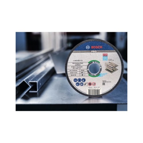 Круг відрізний Bosch Professional Stand по металу, 125х1.0х22.2мм, 10шт (2.608.603.255)