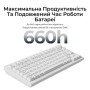 Клавіатура Keychron V1 Ultra Keychron Red Switch RGB UA White (V1U-F1-UA)