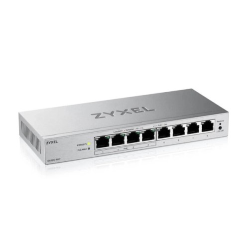 Комутатор мережевий ZyXel GS1200-8HP v3 (GS1200-8HPV3-EU0101F)
