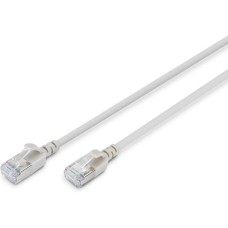 Патч-корд 3м, FTP, cat.6A, Sliim, AWG 32/7, Cu, LSZH, grey Digitus (DK-1632-A-030S)