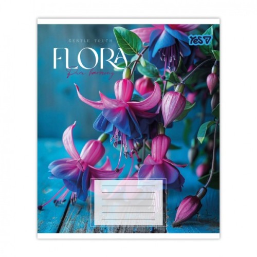 Зошит Yes Flora А5 48 аркушів, клітинка (768794)