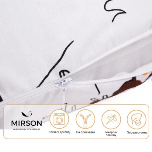 Подушка MirSon Подушка для вагітних та відпочинку Г-подібна 5014 Color Lin (2200010969658)