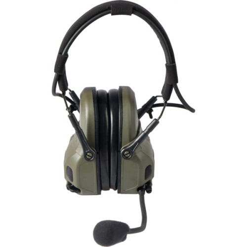 Тактичні навушники Ops-Core AMP Communication Headset-Connectorized. Верхній тримач. Ranger Green (N101153-01-0006)