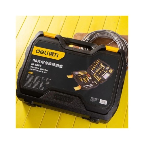 Набір інструментів Deli для ремонту телекомунікаційних мереж, 118 шт. (DL5968)