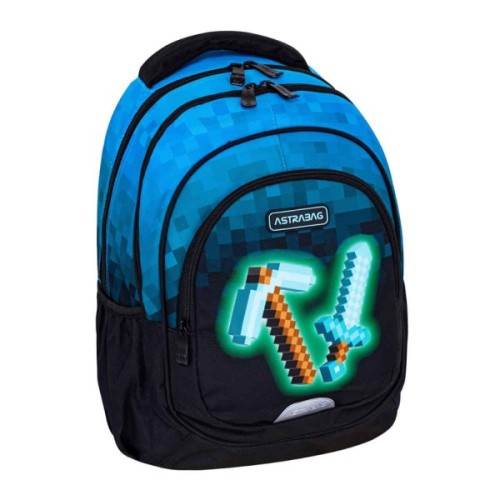 Рюкзак шкільний Astrabag AB330 BLUE PIXEL (502024092)