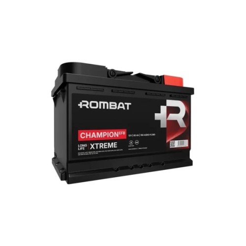 Акумулятор автомобільний ROMBAT 6CT-80 (0) Champion EFB Start-Stop FC380