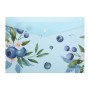 Папка - конверт Buromax А4 на кнопці, BLUEBERRY ARABESKI, напівпрозора, морська хвиля (BM.3943-17)