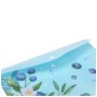 Папка - конверт Buromax А4 на кнопці, BLUEBERRY ARABESKI, напівпрозора, морська хвиля (BM.3943-17)