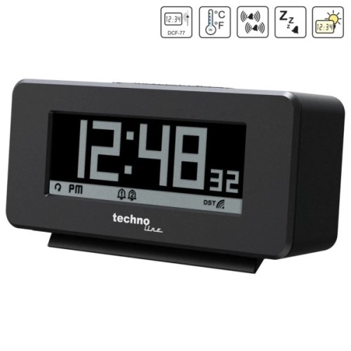 Настільний годинник Technoline WT295 Black (DAS302982)