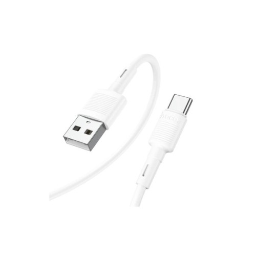 Дата кабель USB 2.0 AM to USB-C 1.0m 3A X83 white HOCO (6931474770912)