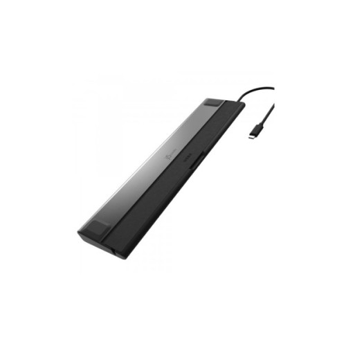 Порт-реплікатор J5create Dock-Station USB-C 12-in-1 (HDMI/DP/PD/USB-A/USB-C/LAN/картридер/audio) (JCD554-N)