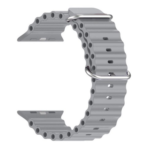 Ремінець до смарт-годинника Armorstandart Ocean Band для Apple Watch 49/46/45/44/42 (Series 1-3) Cloudy Grey (ARM85141)