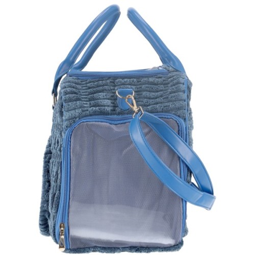 Переноска для тварин MISOKO&CO 41.5x23x28 см темно-синя (YIWUMSK70159)