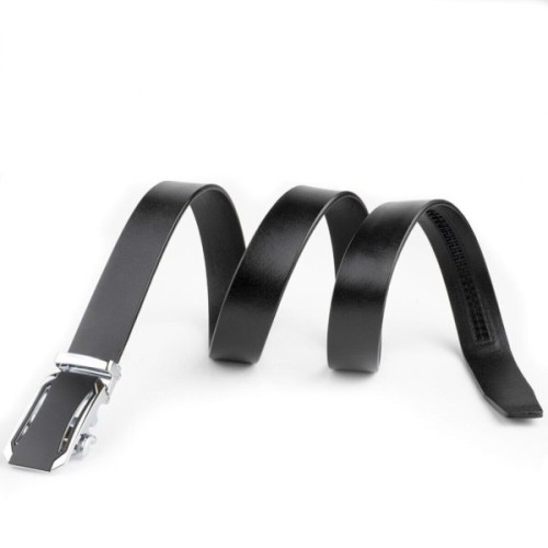 Ремінь Vintage Чоловічий з чорною вставкою на пряжці Чорний (20255)