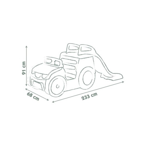 Ігровий майданчик Smoby Life Автомобіль мандрівника з гіркою та пісочницею (7600840207)