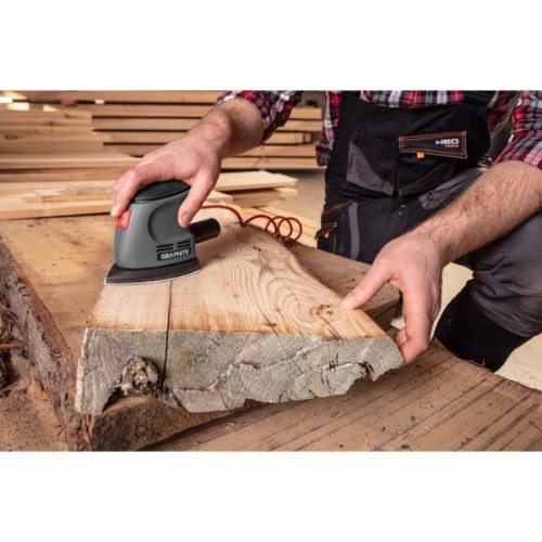 Шліфувальна машина Graphite вібраційна Delta 105W, 140х140х97, 24000кол/хв (59G335)