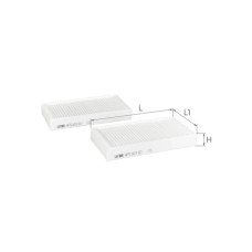 Фільтр салону ALPHA FILTER AF5163-2