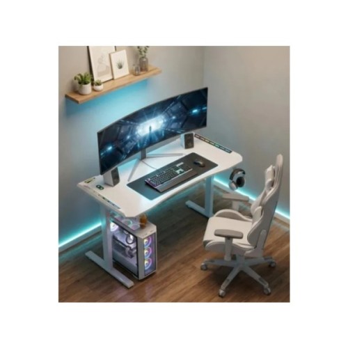 Комп'ютерний стіл GT Racer T-1452 White (T-1452 (140x60x73) White)