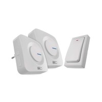 Дверний дзвінок EMOS бездротовий P5731 220В 2 приймачі (180м) (P5731)