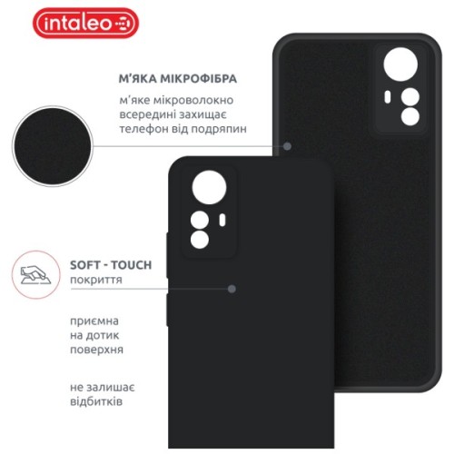Чохол до мобільного телефона Intaleo SoftShell Xiaomi Redmi Note 12S Black (1283126586286)