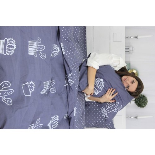 Постільна білизна MirSon Бязь Premium 17-0300 Singapore 2 х 143х210 (2200002316903)