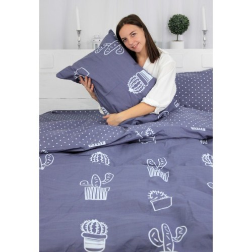 Постільна білизна MirSon Бязь Premium 17-0300 Singapore 2 х 143х210 (2200002316903)