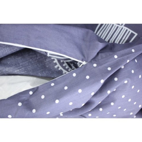 Постільна білизна MirSon Бязь Premium 17-0300 Singapore 2 х 143х210 (2200002316903)