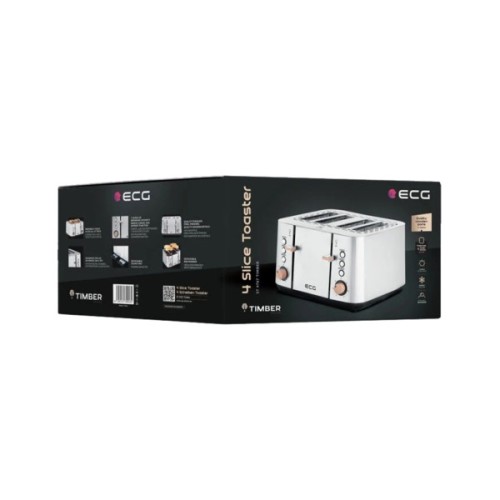 Тостер ECG ST 4767 Timber