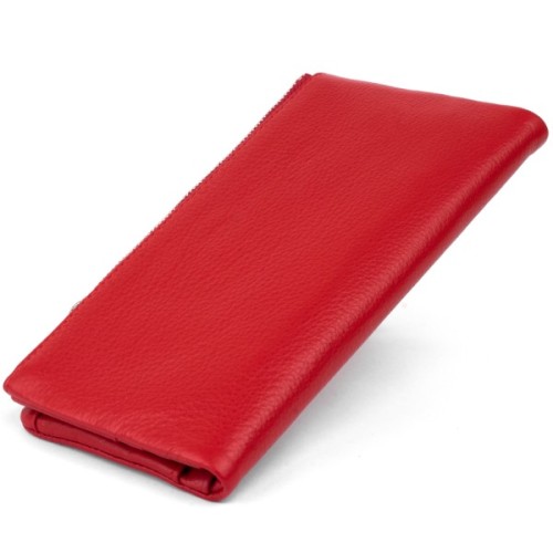 Гаманець ST Leather На кнопці Червоний (19202)