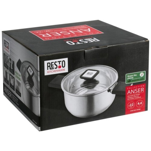 Каструля Resto Anser 22 см 4.4 л (92204)
