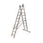Драбина GTM 3-секції, розкладна, 3*10сх. 2,72-6,5м (KME310)