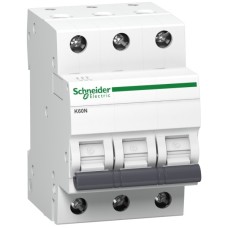 Автоматичний вимикач Schneider Electric Acti9 K60N, 3P, 63A, B, 6кA (A9K01363)