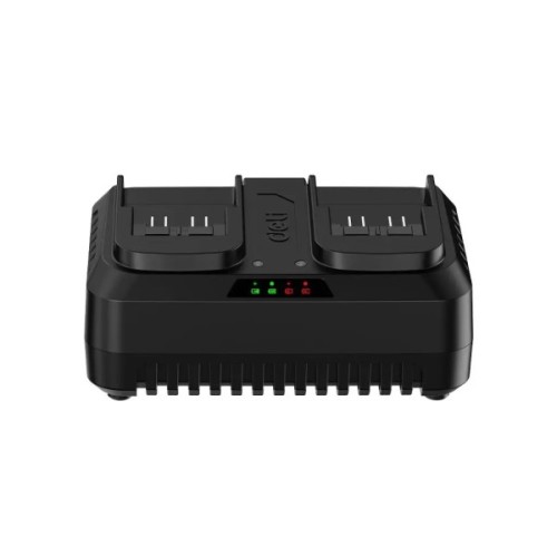 Зарядний пристрій для акумуляторів інструменту Deli на 2 акумулятори 20В, 4A (EDE-CD20D4)