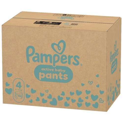 Підгузки Pampers Active Baby Pants Розмір 4 (9-15 кг) 156 шт (8006530305662)