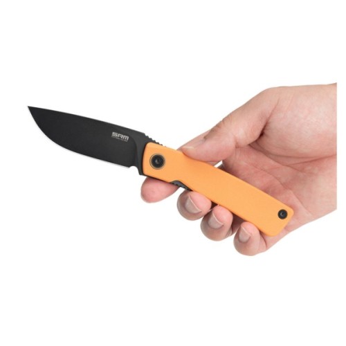 Ніж SRM Air, Orange G10, Black Stonewash (105M-GJ)