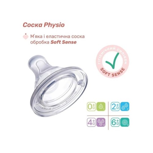 Пляшечка для годування Chicco Perfect 5 із силіконовою соскою 4+ місяців 300 мл Сіра (20235.32.40)