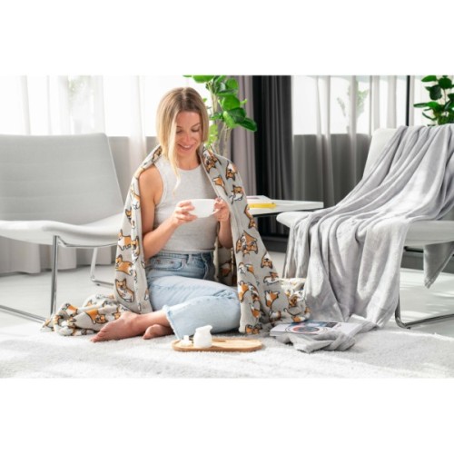 Плед Ardesto Flannel коргі, 160х200 см (ART0109PB)