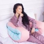Подушка MirSon для вагітних і відпочинку Eco Line №8016 U-подібна Dusty Rose (2200006178415)