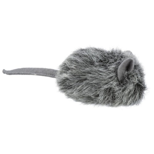 Іграшка для котів Trixie Миша плюшева З котячою м'ятою 9 см (4011905411156)