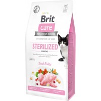 Сухий корм для кішок Brit Care Cat GF Sterilized Sensitive 7 кг (8595602540754)