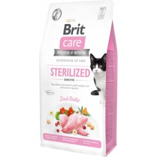 Сухий корм для кішок Brit Care Cat GF Sterilized Sensitive 7 кг (8595602540754)