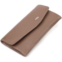 Портмоне Canpellini З натуральної шкіри флотар Бежеве (21695)