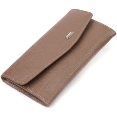 Портмоне Canpellini З натуральної шкіри флотар Бежеве (21695)