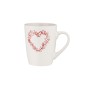 Чашка Ardesto Heart, 320мл, кераміка, білий (AR3467W)