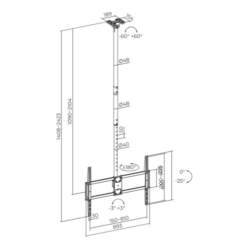 Кронштейн ITech CELB-58XL