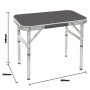 Туристичний стіл Bo-Camp 56x34 cm Grey (1404394) (DAS303274)
