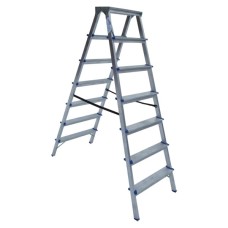Драбина ELKOP cтремянка 7сх. верхя сходинка 1,64м, двостороння (DHR407)